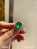 近玻璃种阳艳绿蛋面戒指【4180606】具体价格微信咨询 商品缩略图2