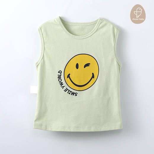 【夏款清仓】卓儿男女童纯棉小背心婴儿衣服无袖T恤薄款夏装上衣 商品图2