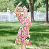 法式浪漫米奈，花园风印花连衣裙BBL28993 商品缩略图2