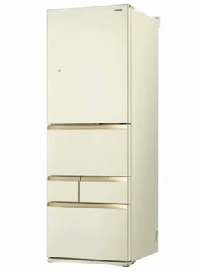 东芝（12982）471升家用多门五门冰箱嵌入式雾化保鲜速冻锁鲜风冷无霜触控开门 GR-RM495WE-PG1A6祥云金