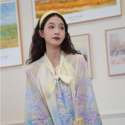 两三事神话秘境夏季感设计款气质优雅灵动飘逸莫奈花园风 商品图3