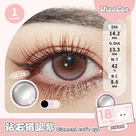 UTOOCON+ 钻石猫眼粉（月抛）