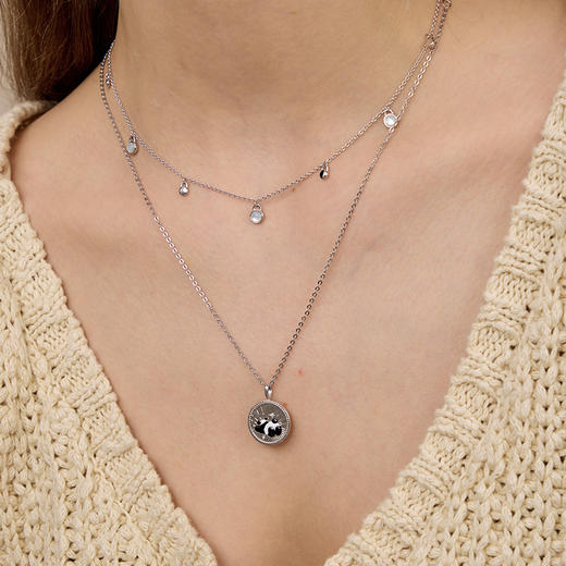 ARSIS 丨 公益联名款 山水熊猫淘气宝项链/熊猫小戏精项链 商品图8