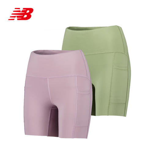 NEW BALANCE/NB Sleek Pocket High Rise Short 6 女款运动休闲舒适短裤 商品图0