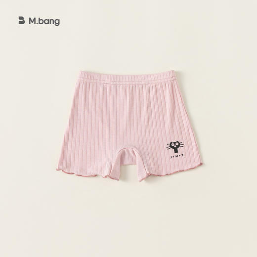 【超值2条装！】宥宝童装儿童打底裤童装纯色木耳边短裤夏天小女孩安全裤 商品图13