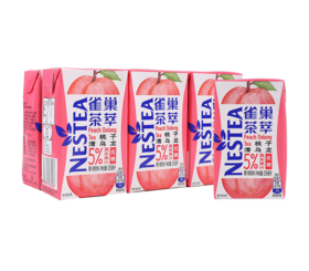 【亚欧超市】雀巢茶萃桃子清乌龙250ml*6/包