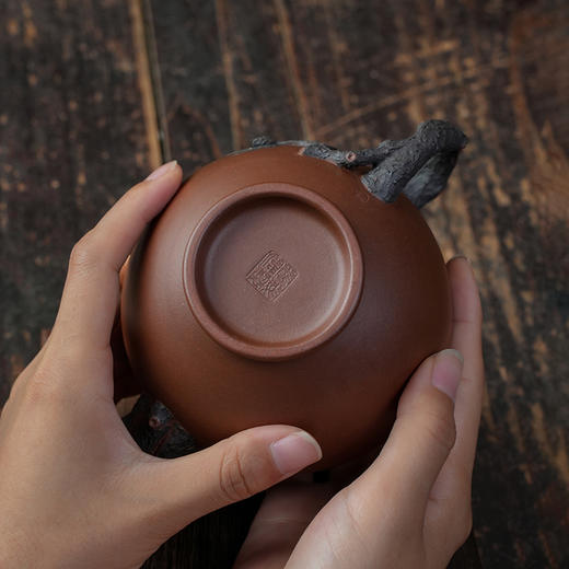 严伟敏劲松壶 紫泥 宜兴紫砂原矿茶壶紫砂壶功夫茶泡茶壶茶具仿古 商品图4