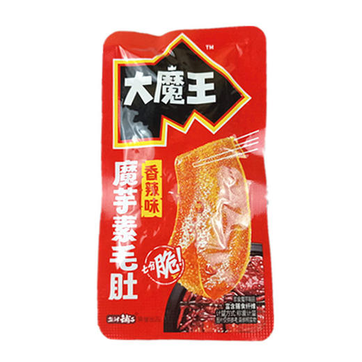【口感鲜美，辣度适中，解馋神器！】盐津铺子大魔王魔芋素毛肚 脆爽魔芋丝 素毛肚辣条 网红休闲解馋零食-QQ 商品图4