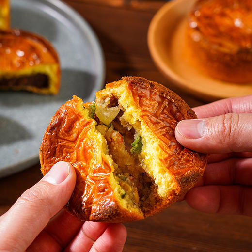 盛京记忆蛋月烧 80g/块 五仁蜜枣黑芝麻豆沙椰蓉 5种口味 月饼糕点 商品图7