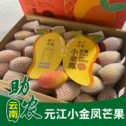 【云南】元江小金凤芒果（3斤/5斤/8斤彩箱） 商品图0