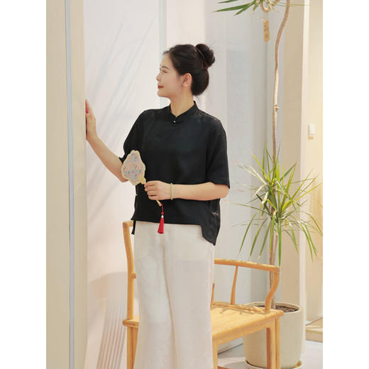 【2026东衣作】阔腿裤（24709617山矾） 商品图2