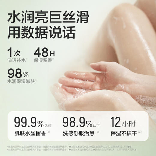 森之露（Seagilon）山茶籽椰油保湿沐浴露520ml 商品图5