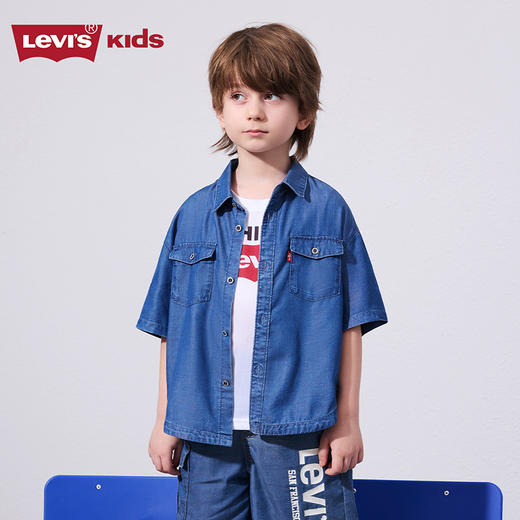 LEVIS 夏 大童小童 儿童童装衬衫 LVB-WT-L947 商品图0