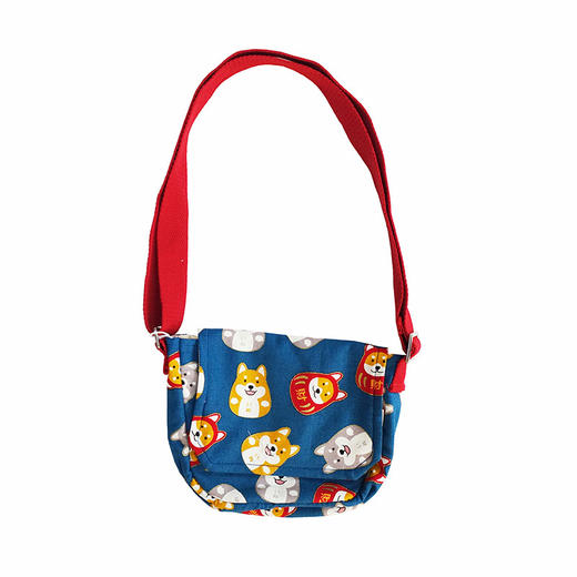 HUJI祤集Flap斜挎包风の花柴犬达摩蛋 商品图0