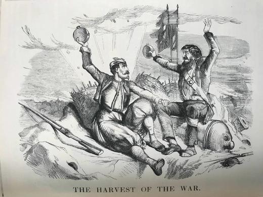 1855年7月-1857年6月 英国讽刺漫画杂志《笨拙》 数百幅插图 真皮精装16开 商品图14