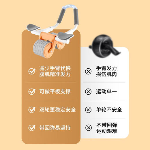 凯速自动回弹肘撑健腹轮 KA70 商品图2