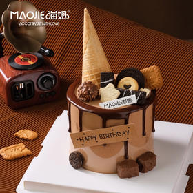 巧克力蛋筒（图片4寸效果）（巧克力蛋糕胚 s