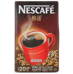【亚欧超市】雀巢醇品咖啡36g/盒