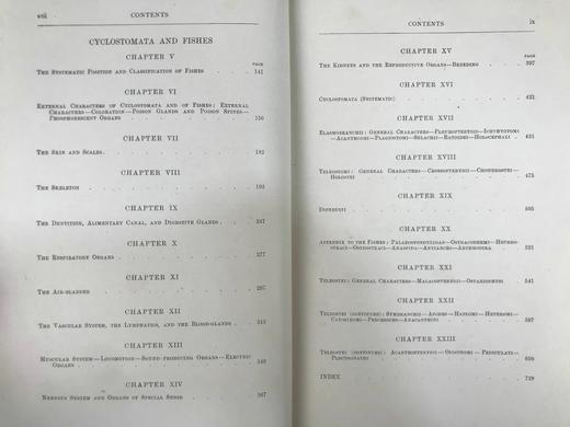 1904年 半索动物/海鞘与蛞蝓动物/鱼类图鉴 440幅插图 漆布精装大32开 商品图5