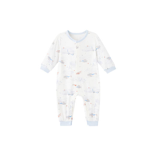 【商场同款】英氏婴儿连体衣夏季透气竹纤维男童女童爬服新款 商品图4