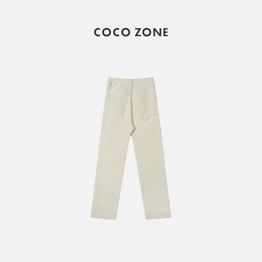 COCO ZONE“人手一条奶油裤”薄绒修身显小脚直筒裤23C19902 商品图1