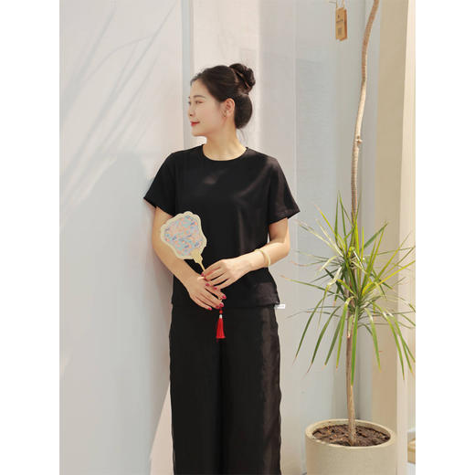 【抖音专属】双层阔腿裤（20709381-京元） 商品图7