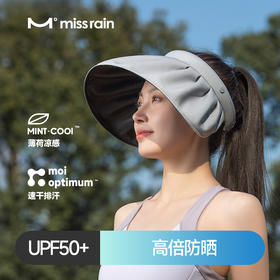 【品牌直发】清仓再降❗️捡漏福利团❗️Miss Rain觅雨空顶折叠贝壳帽！防晒帽 夏日出行必备，超显脸小！