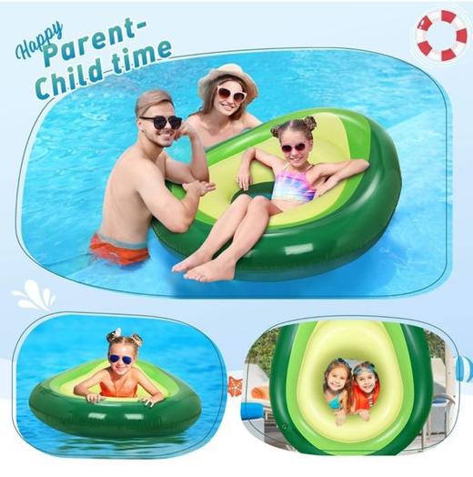 【包邮直发】可脱核牛油果大浮排   最大承重100kg 优质PVC原材料，不含双酚A，厚实柔软耐用，不易渗漏，无毒环保安全 商品图2