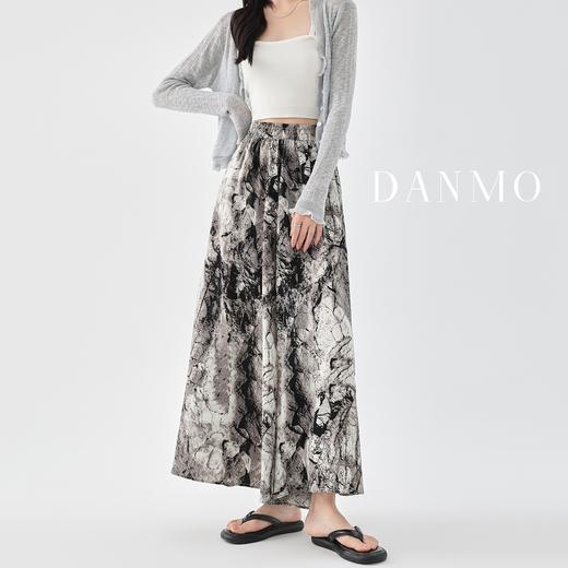 秒变の国风美人【中式印染面膜裤裙】 雪纺柔滑面料一触即凉 宽松版型更遮肉 穿脱无负担 国风水墨画/新中式美学 商品图9