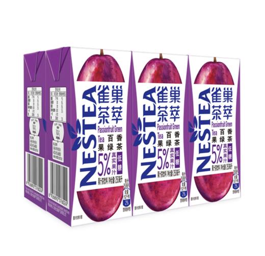 【亚欧超市】雀巢茶萃百香果绿茶250g*6/包 商品图0