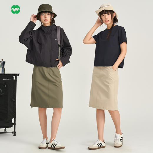 完型工装速干短裙辣妹美式半身裙女A字裙户外休闲通勤2024新款春夏季出门百搭舒适柔软舒适凉感（2-10天发货） 商品图5