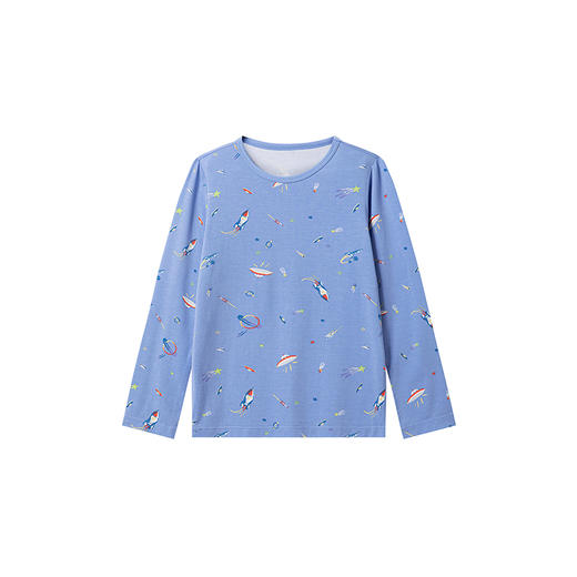 【商场同款】英氏儿童睡衣夏季透气竹纤维家居服套装新款睡衣 商品图4