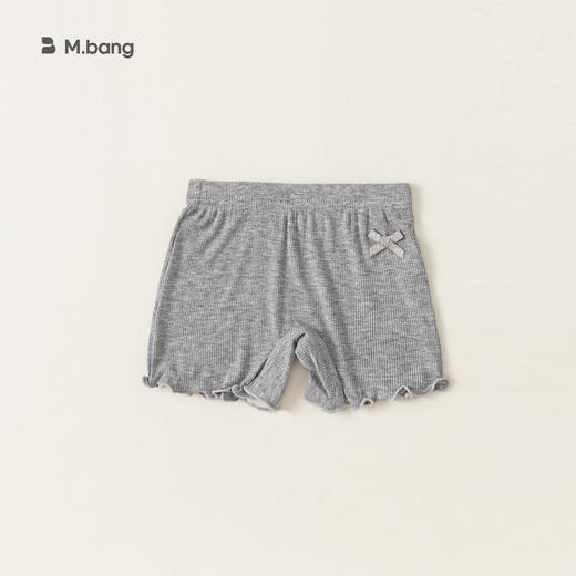 【超值2条装！】宥宝童装儿童打底裤童装纯色木耳边短裤夏天小女孩安全裤 商品图8