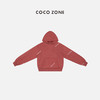 COCO ZONE2024重工水洗连帽加厚卫衣底磨毛休闲上衣24C10206 商品缩略图1