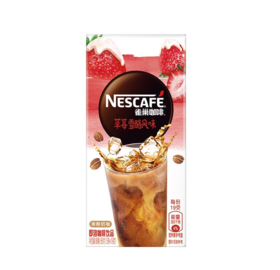 【亚欧超市】雀巢草莓拿铁咖啡95g/盒