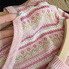 小香风碎花针织短袖，羊毛混纺针织 ，凉爽透气 商品缩略图6
