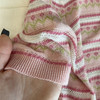 小香风碎花针织短袖，羊毛混纺针织 ，凉爽透气 商品缩略图5