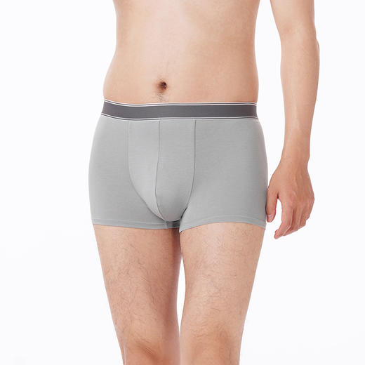 都市丽人都市锋尚内裤简约基础平角裤40S人棉男士内裤FKTGA1 商品图1