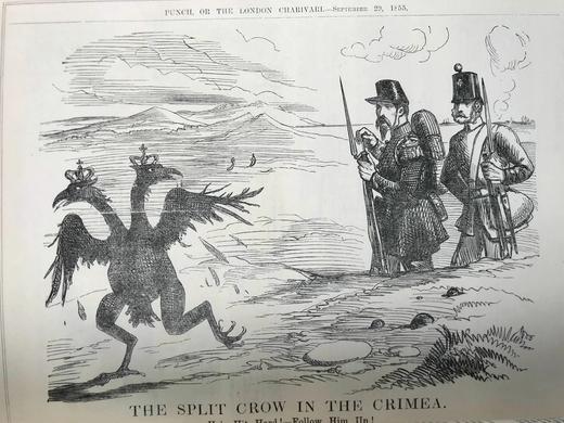 1855年7月-1857年6月 英国讽刺漫画杂志《笨拙》 数百幅插图 真皮精装16开 商品图12