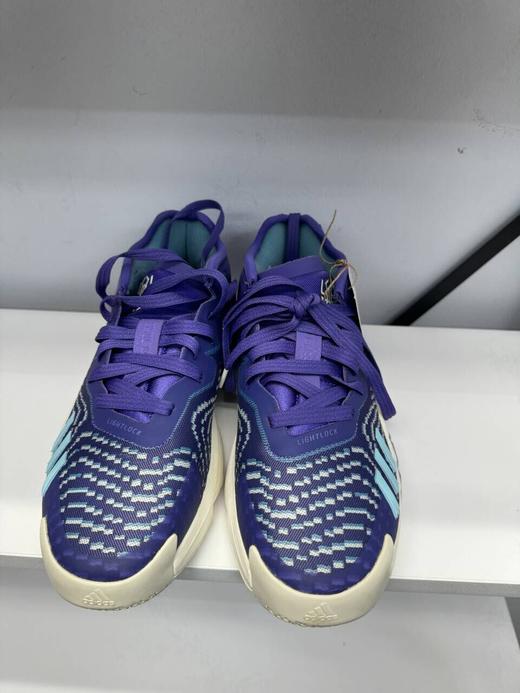 瑕疵-ADIDAS/阿迪达斯 青少年轻量透气网面贴合缓震防滑系带篮球运动鞋（鞋底有试穿痕迹） 商品图0