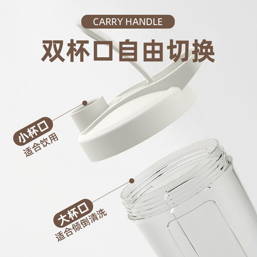 【超高转速！电动搅拌杯】告别手摇全自动搅拌杯，不挑粉不结块，强劲动力秒溶解，杯身采用食品级材质，耐热耐冷，运动健身代餐全自动摇摇杯便携休闲Y 商品图1