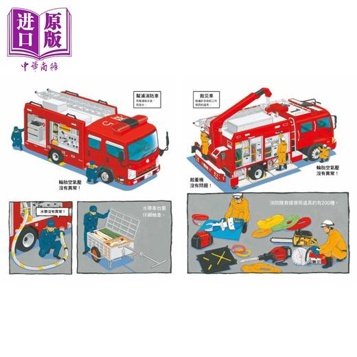 【中商原版】鎌田步 出动 英勇消防队 港台原版 精装 知识绘本 消防知识绘本图画书 3-10童书 儿童读物 小熊出版图书 商品图2