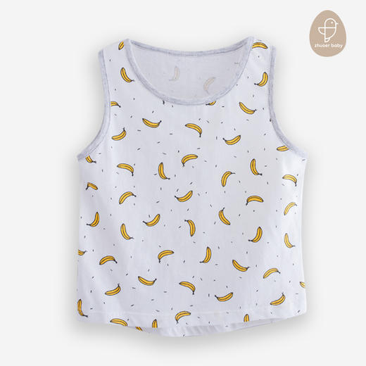 【夏款清仓】卓儿男女童纯棉小背心婴儿衣服无袖T恤薄款夏装上衣 商品图5