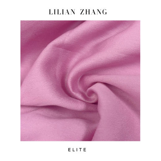 E—定制—「东方艺术」—“中式老钱”—缥缈淡然之美幻彩粉连衣裙2401113 商品图2