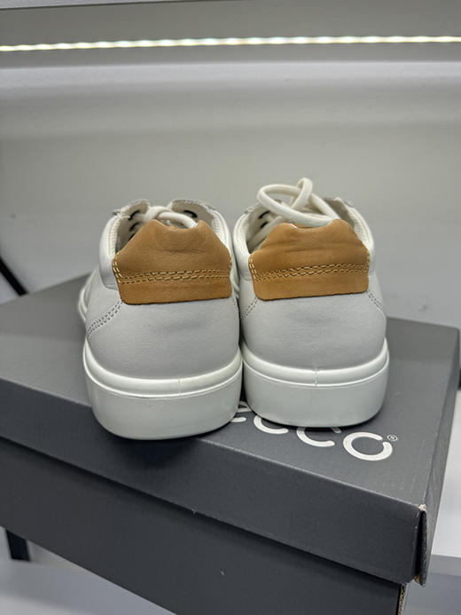 瑕疵ECCO/爱步 秋季新款男士休闲舒适百搭板鞋 柔酷857614 商品图2