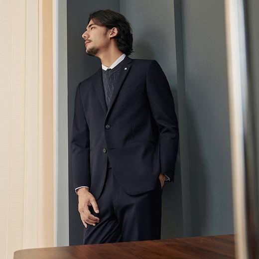 【婚礼季/含羊毛】柒牌西装男套装2025秋冬新款商务上班职场礼服西服外套127C70850 商品图1