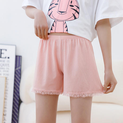 【凉感冰丝 无痕透气】冰丝女童防走光安全裤夏季可外穿宽松蕾丝中大儿童打底短裤配裙子 商品图7