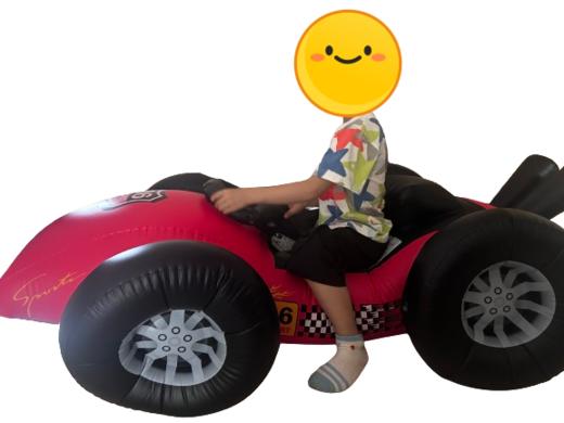 【包邮直发】拉风卡丁车大浮排   最大承重60kg 优质PVC原材料，不含双酚A，厚实柔软耐用，不易渗漏，无毒环保安全 商品图5