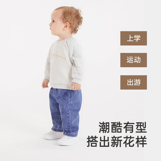 【商场同款】英氏儿童牛仔裤帅气男童裤子春夏百搭长裤新款 商品图2