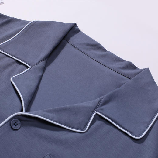 都市丽人都市锋尚睡衣亲情蜜语长袖单面无尘棉薄男士棉质长袖套装FHT9C6 商品图4